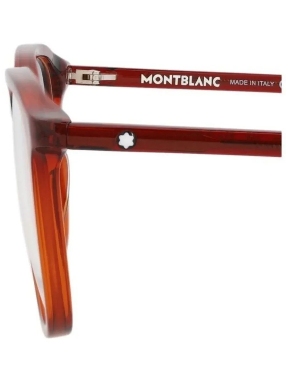 New Montblanc Mens Square/Rectangle Burgundy Burgundy Transparent Fashion Design